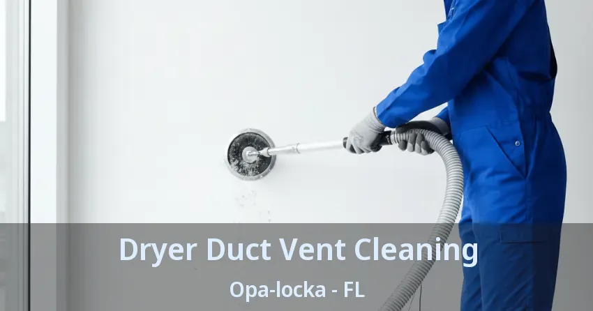 Dryer Duct Vent Cleaning Opa-locka - FL